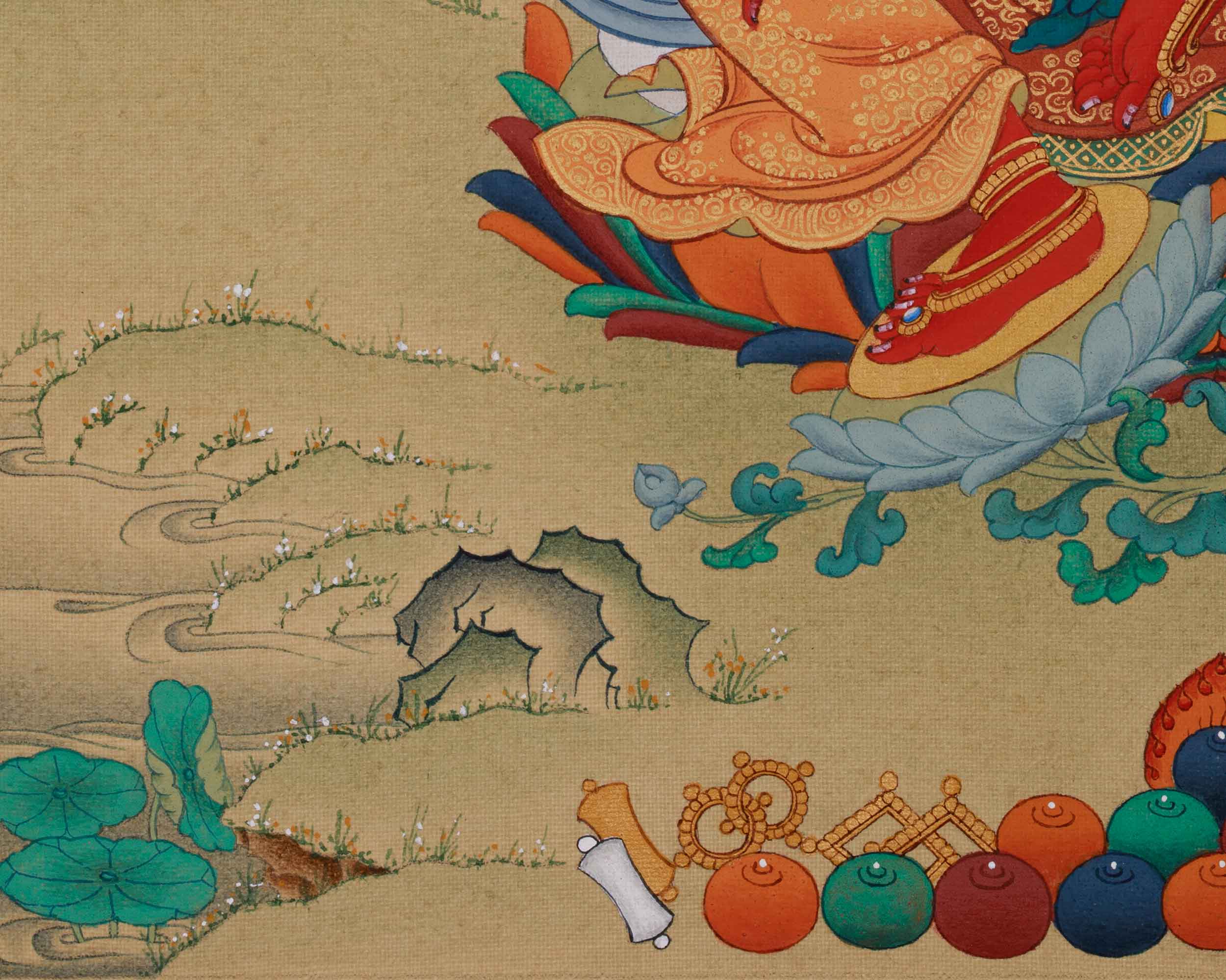 Dakini Red Tara Thangka | Goddess of Courage, Compassion, and Liberation