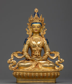 Amitayus Gold Statue