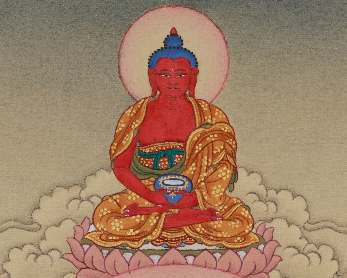 Vajrayana Deity Red Tara Thangka | Tibetan Deity of Compassionate Power
