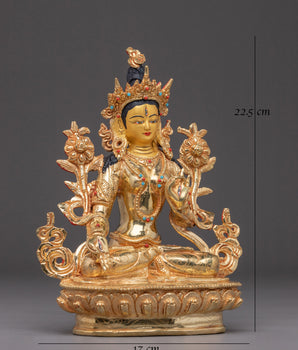 Handmade Tibetan White Tara Artwork