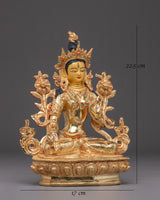 Handmade Tibetan White Tara Artwork