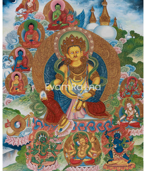 Deity of Wealth, Yellow Dzambhala 