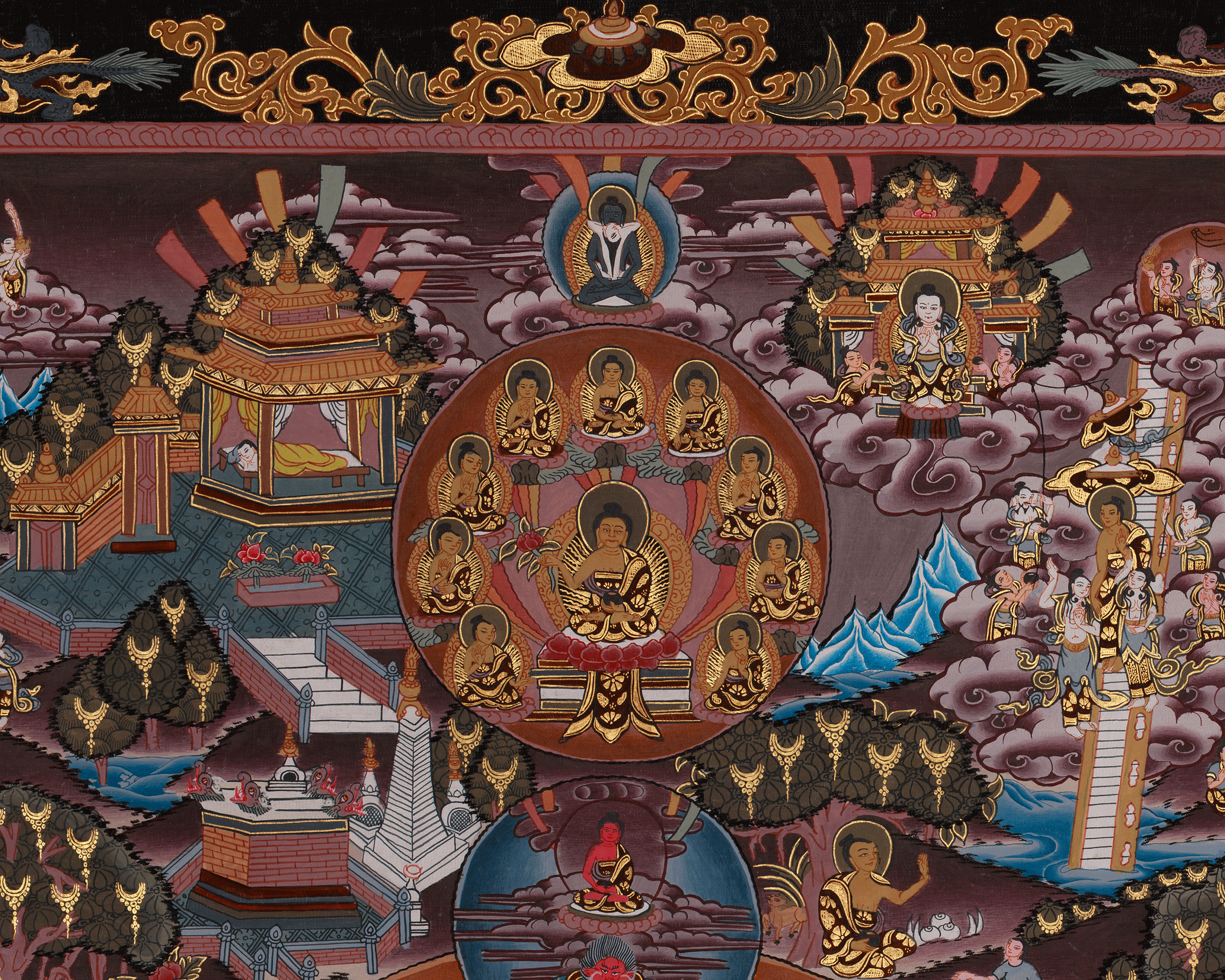 Traditional Art of Buddha's Life History | A Journey to Enlightenment