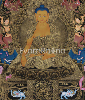 The Enlightened Teacher Buddha Shakyamuni | Giclee Canvas Print
