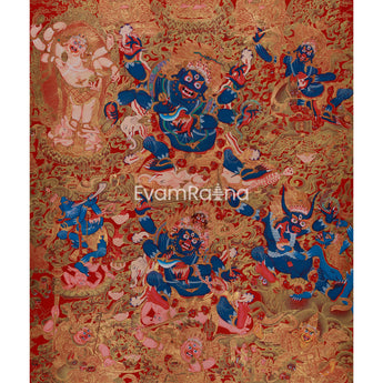 Fierce Six Armed Mahakala Print