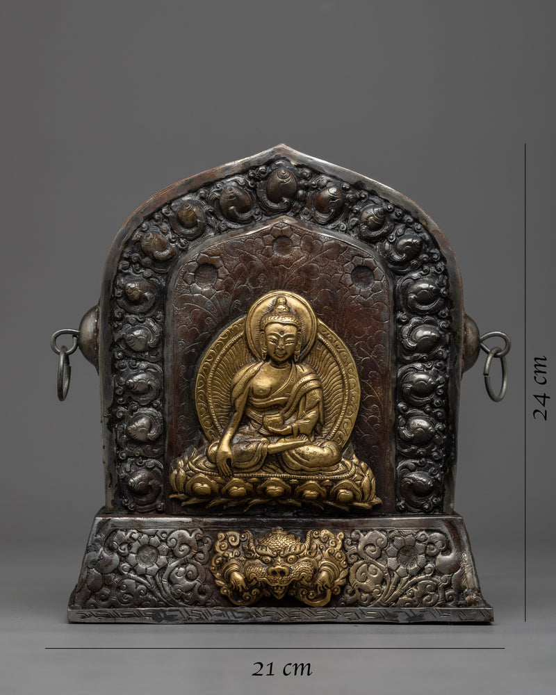 Shakyamuni Buddha Ghau Box | Carry Divine Blessings with You