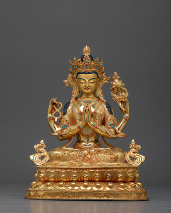 chenrezig-gemstones-decorated
