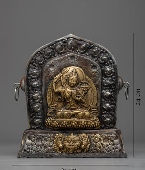 Manjushri Ghau Box | Wisdom and Enlightenment in Iron and Brass