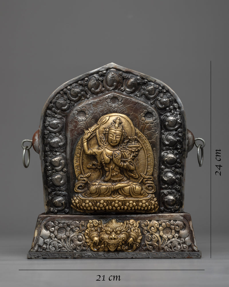 Manjushri Ghau Box | Wisdom and Enlightenment in Iron and Brass