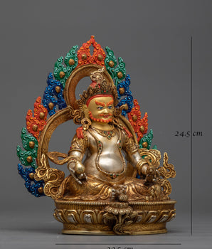 Jewels Dzambhala Statue | Unveil Prosperity and Abundance