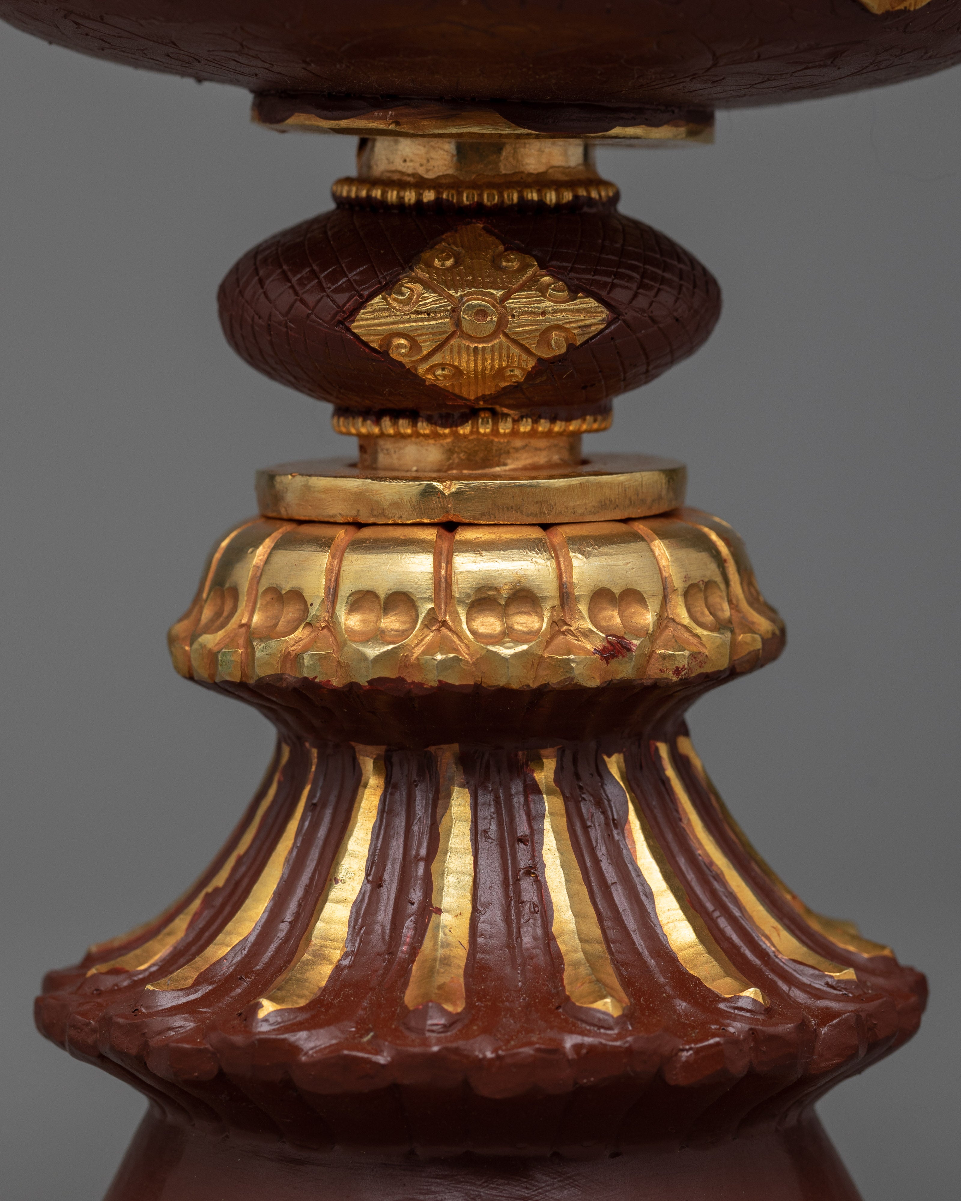 Copper Butter Lamp Set | Lamp Set for Spiritual Illumination