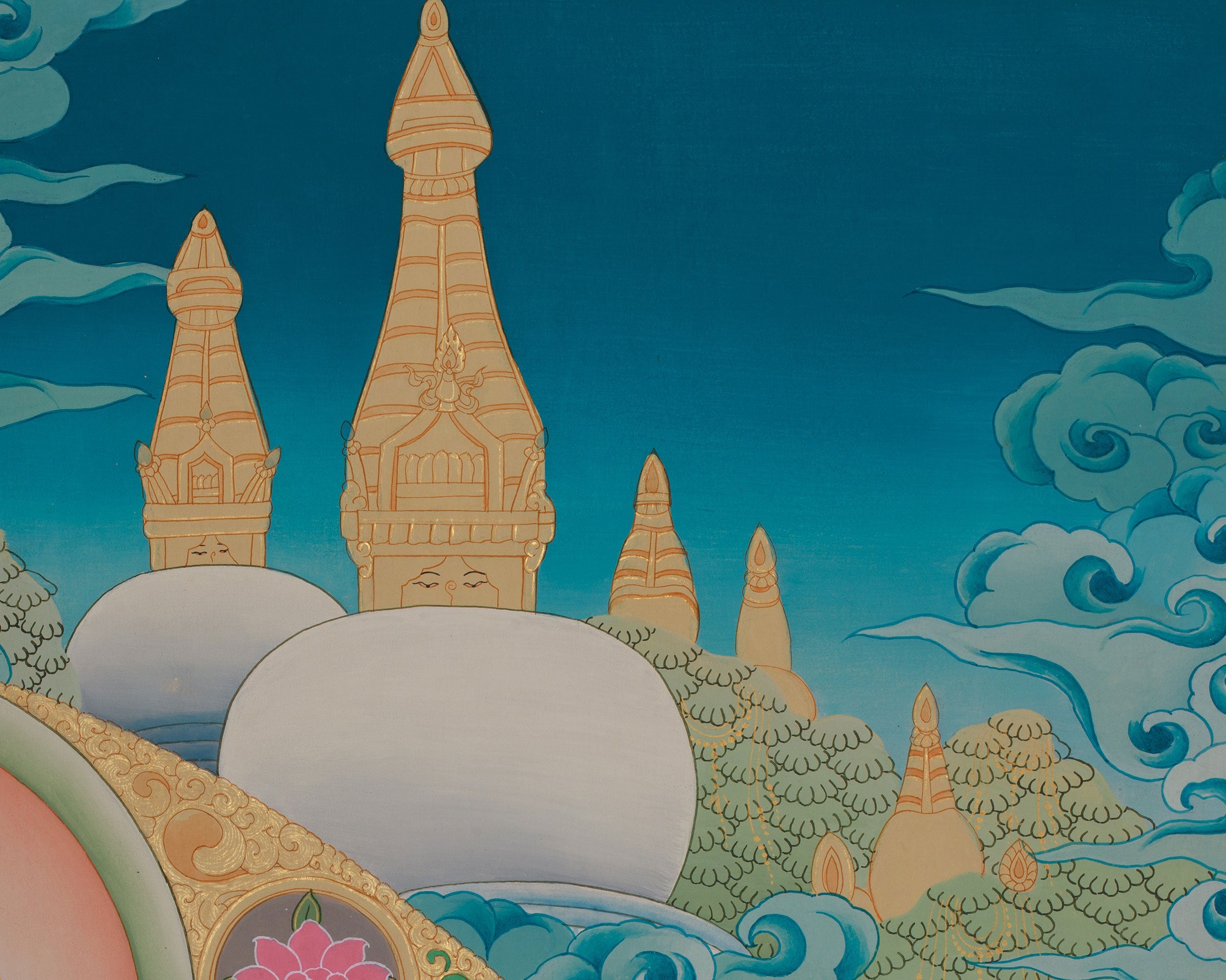 Himalayan Green Tara Art | Divine Compassion | Meditation Altar