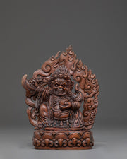 Mahakala Bernakchen Spiritual Figurine – Oxidized Copper Art