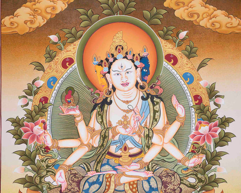 Wall Hanging Namgyalma Thangka | Decoration For Meditation And Yoga