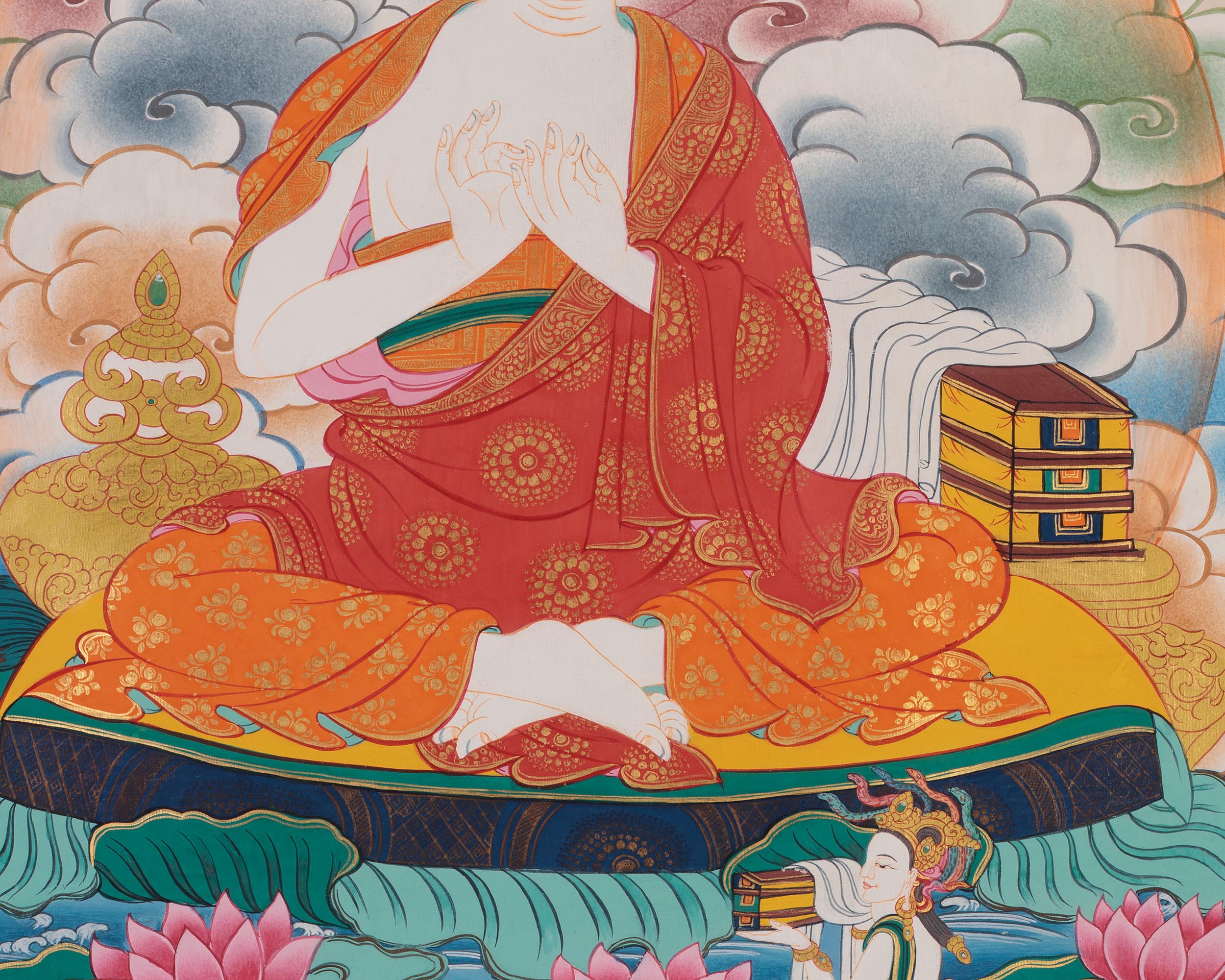Nagarjuna Thangka | The Master of Madhyamaka Philosophy