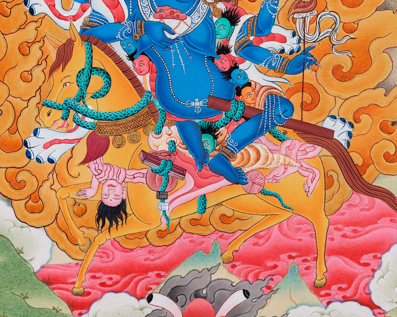 Wrathful Palden lhamo | Tibetan Art