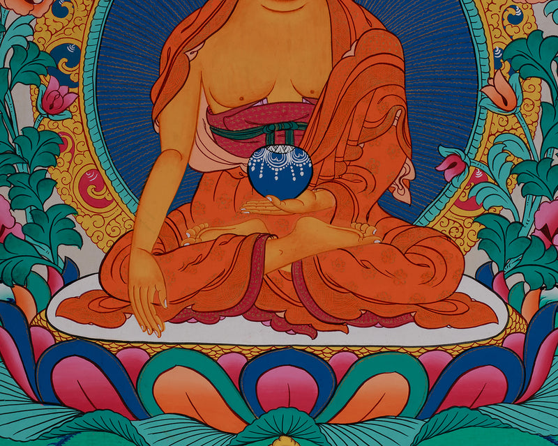 Original Shakyamuni Buddha Thangka | The Enlightened One