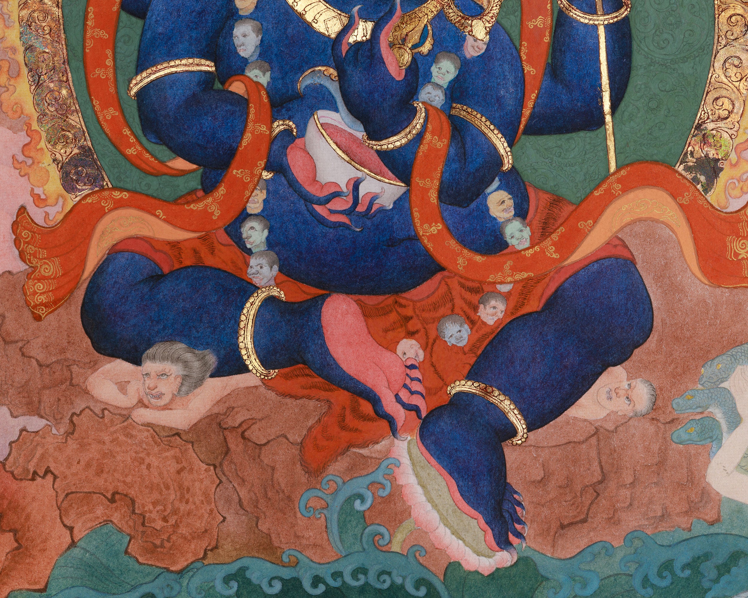 Contemporary Artwork of Chaturbhuja Mahakala