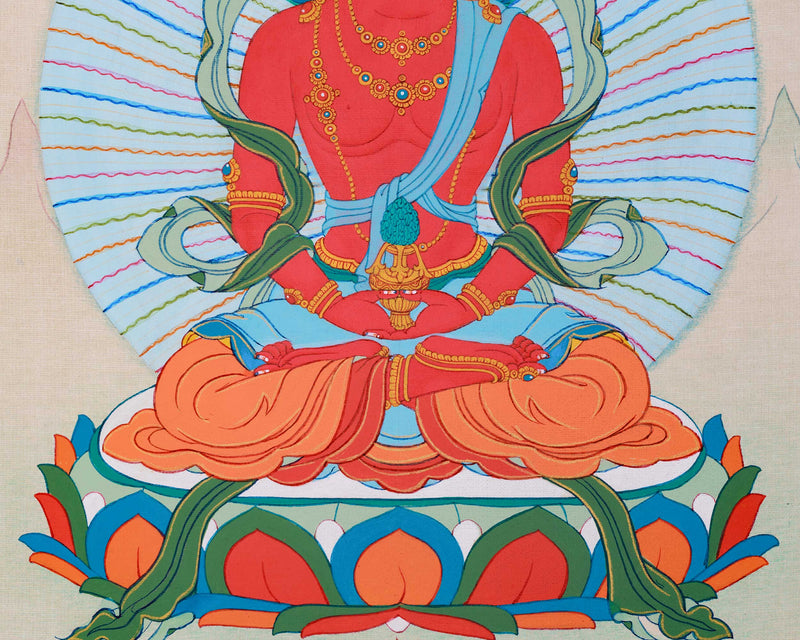 Small Amitayus Thangka