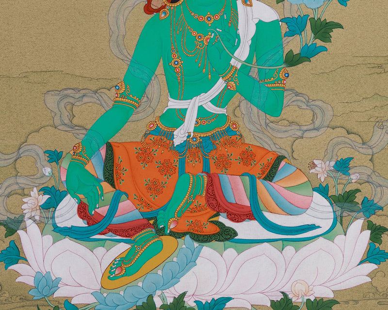 Arya Tara Thangka - Swift Liberator Goddess