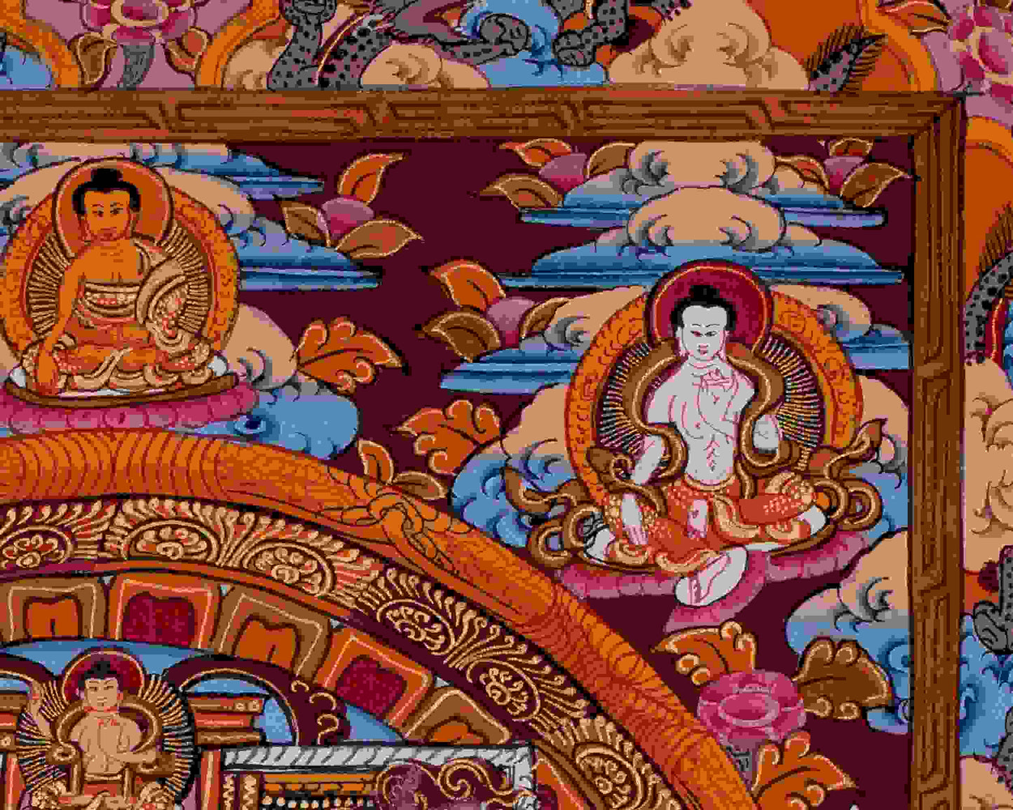 Fine Quality Buddha Mandala Thangka | Hand-painted Tibetan Thangka