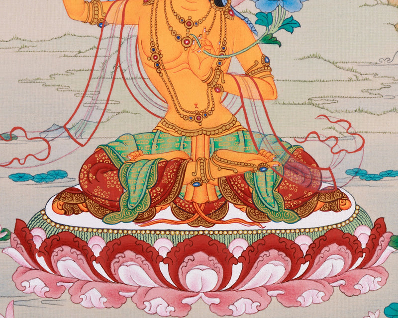 Unique Manjushri Thangka