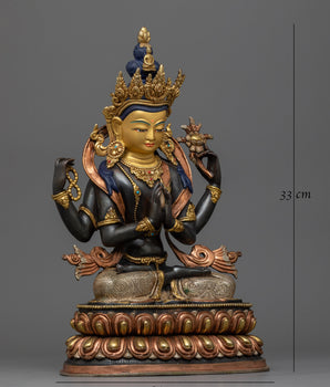 Chenrezig Karuna Bodhisattva Statue of Serene Grace | Radiant Compassion