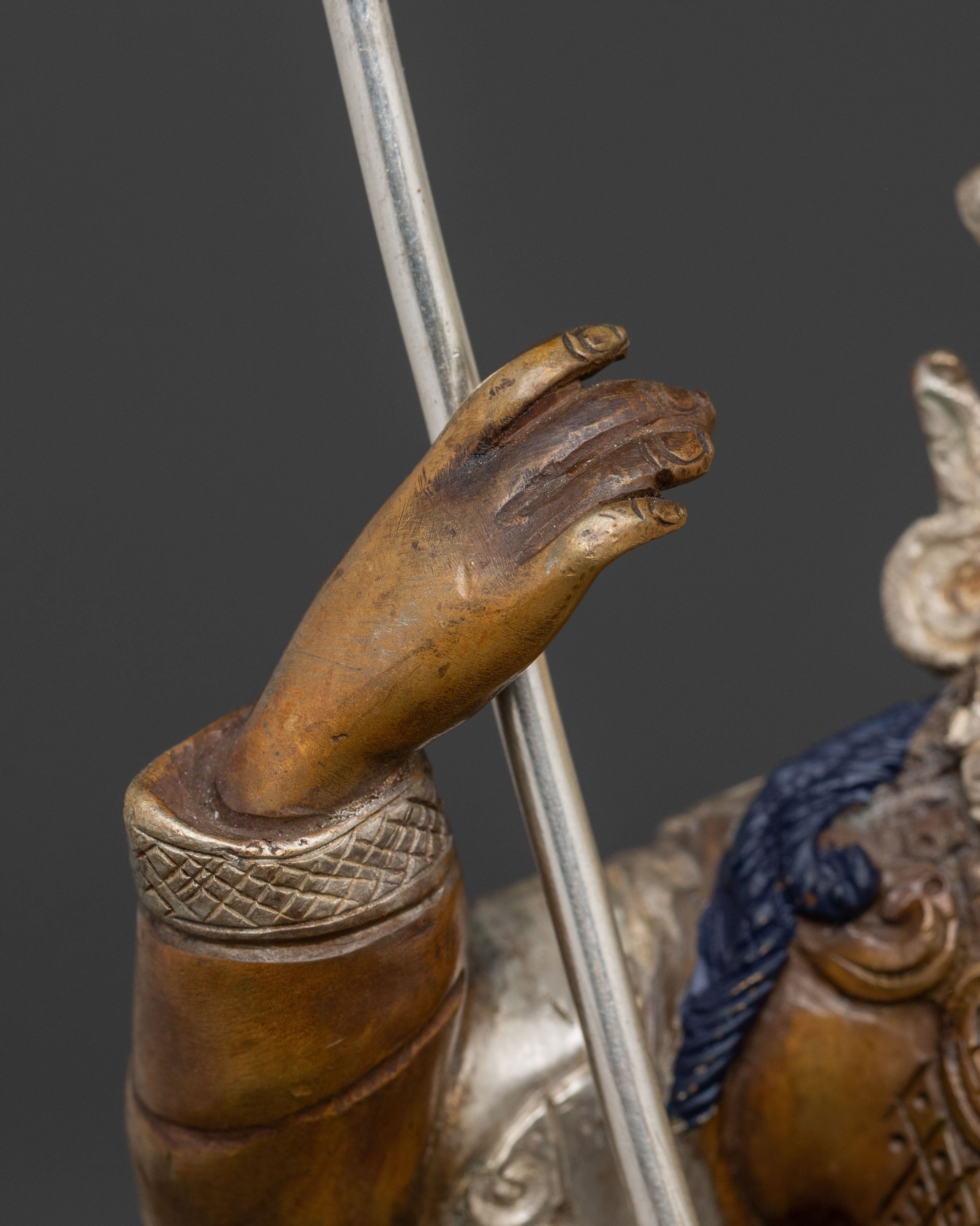 Buddhist Guru Rinpoche Deity Statue | Buddhist Altar Sculpture