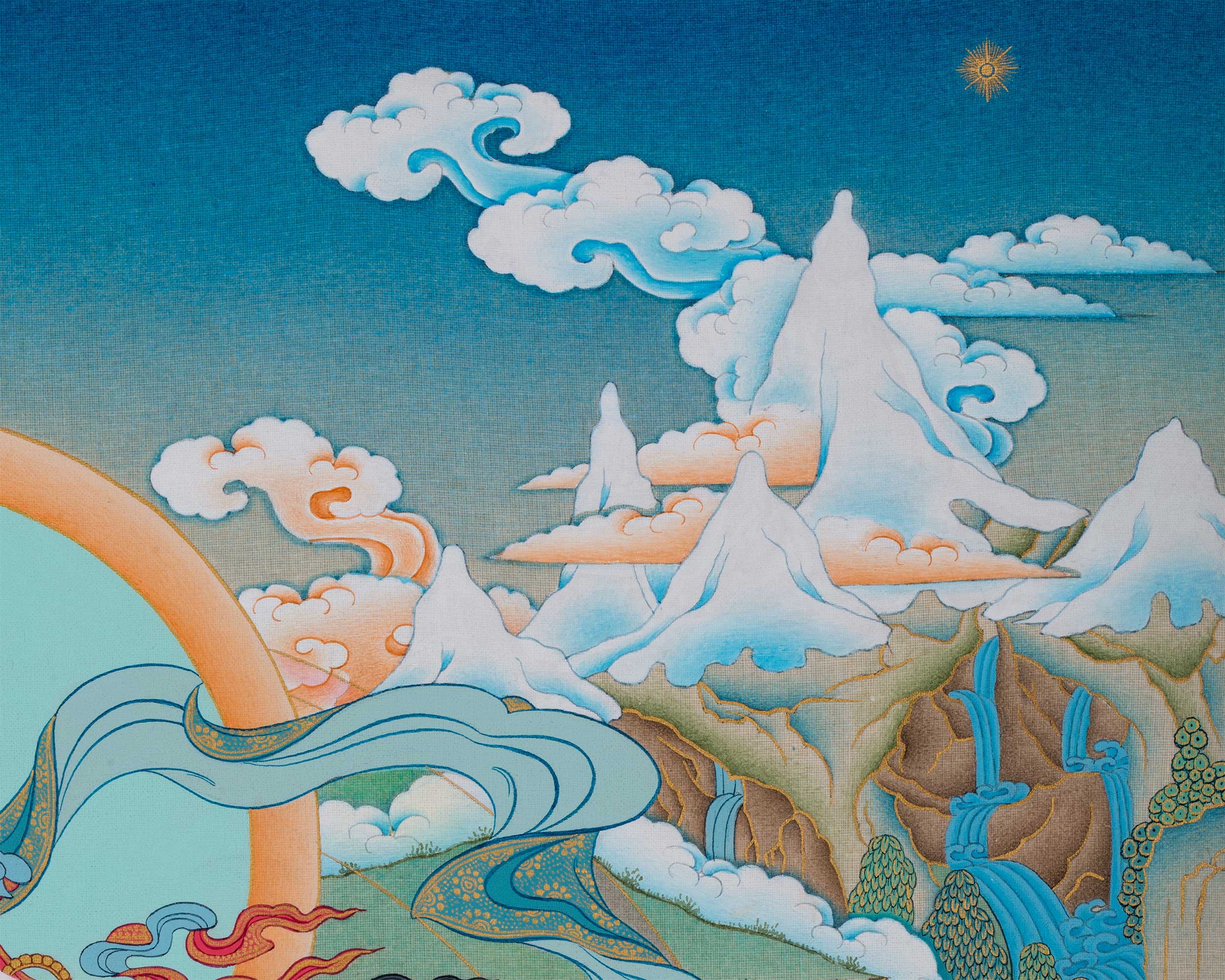 Yeshe Tsogyal Dakini Art Print | The Mother of Tibetan Buddhism | Divine Feminine Energy