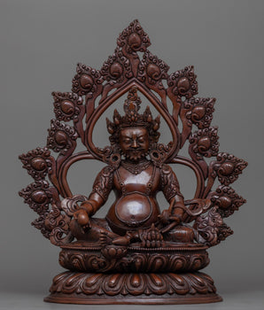 dzambhala-oxidized sculpture