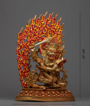 Four Armed Mahakala with consort