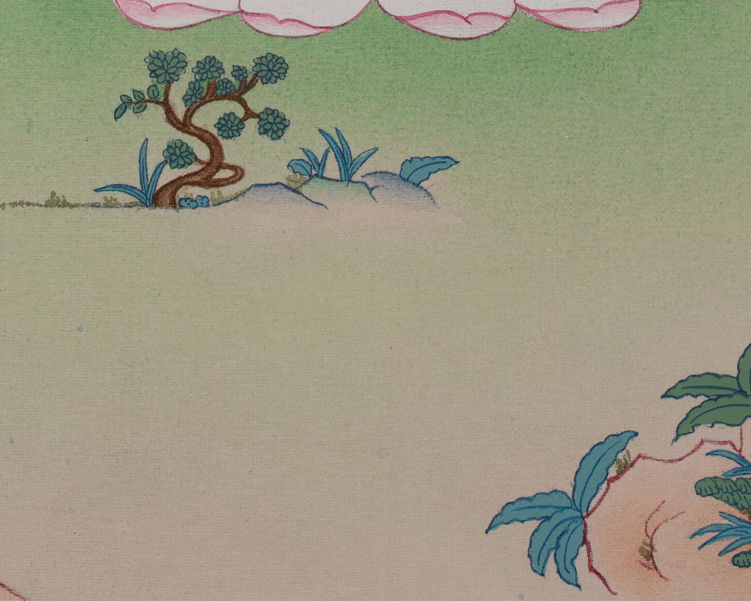 Bodhisattva Chenrezig Artwork | Tibetan Compassion Thangka | Embodiment of Universal Love