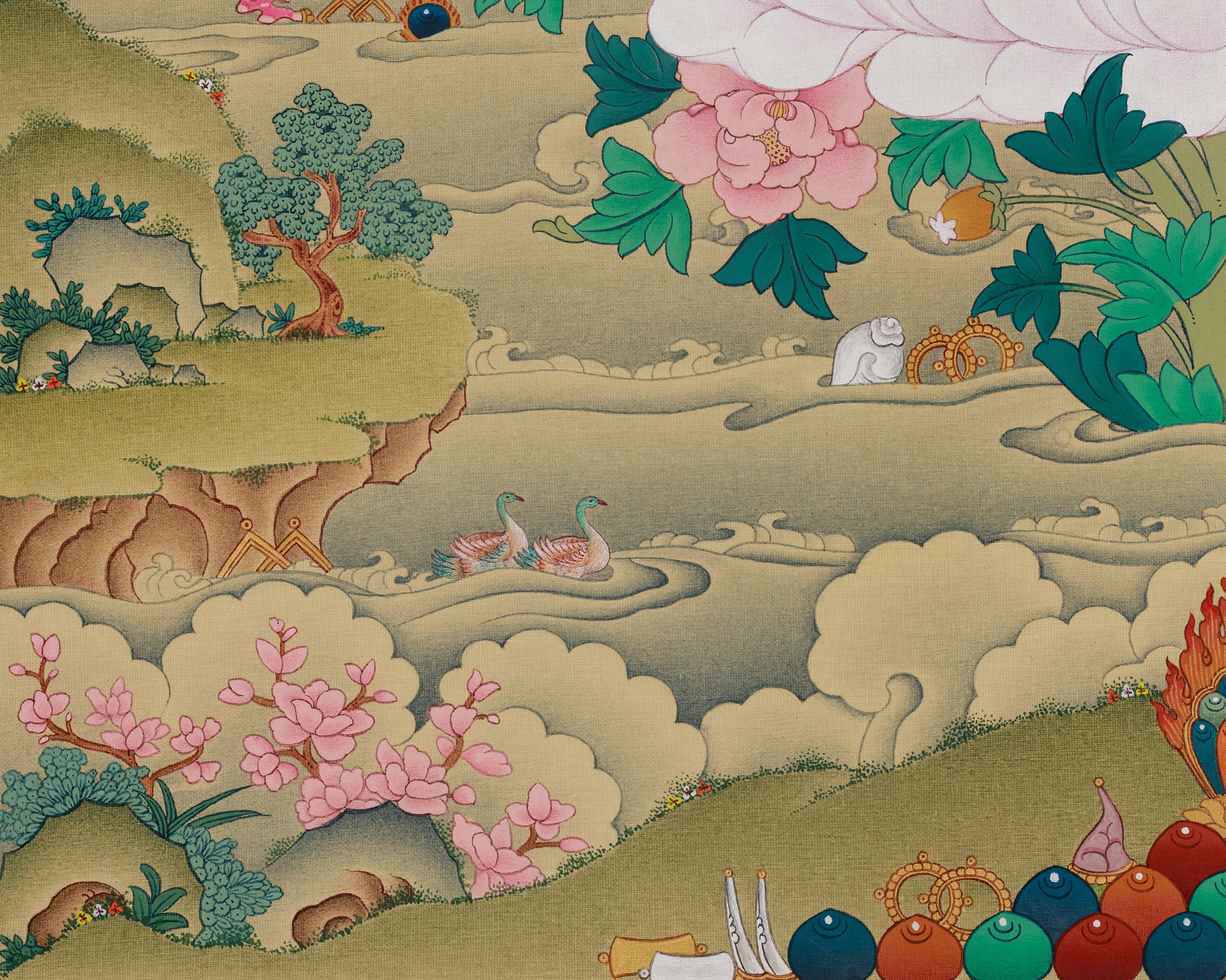 Long Life Deity White Tara Goddess Art | The Embodiment of Compassion