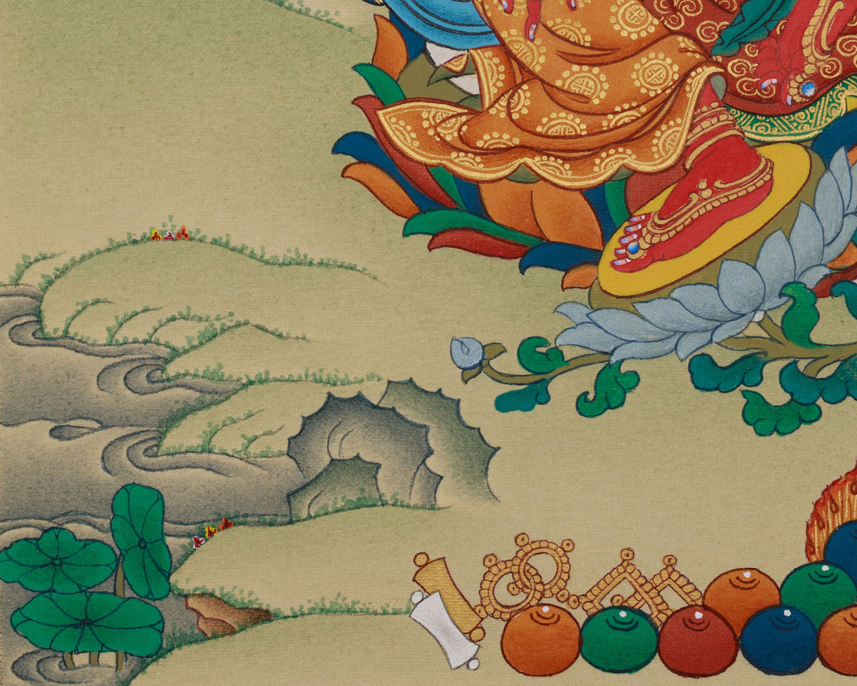 Traditional Thangka of Red Tara | A Symbol of Compassion and Power