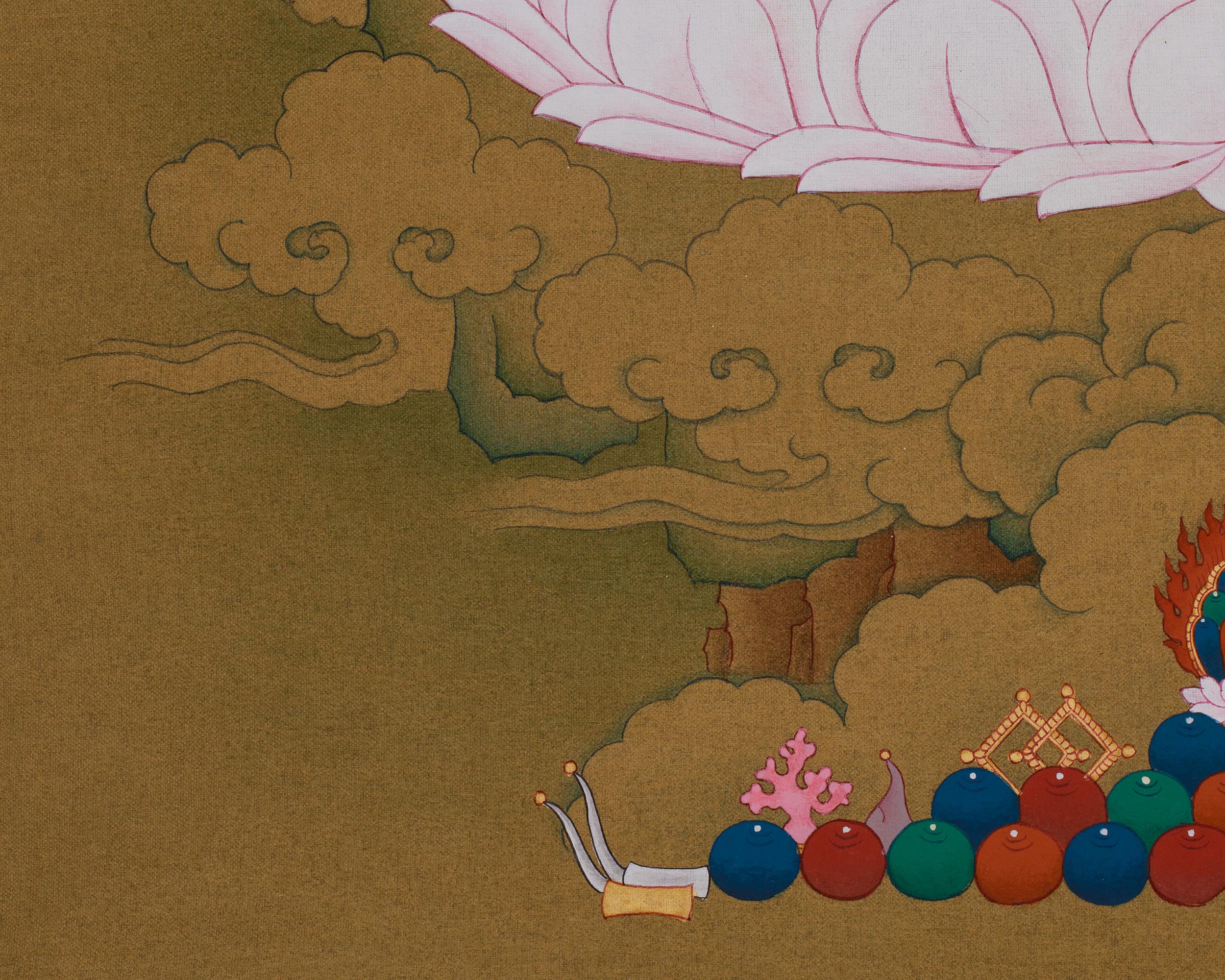 Tibetan Chenrezig Art | The Bodhisattva of Compassion | Spiritual Guidance