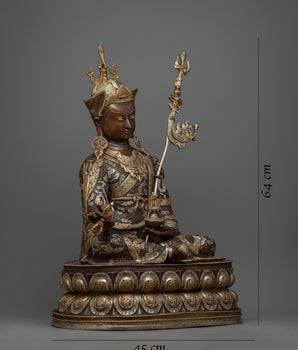 Lotus Vajra Guru Rinpoche Statue | Invoke Divine Blessings of