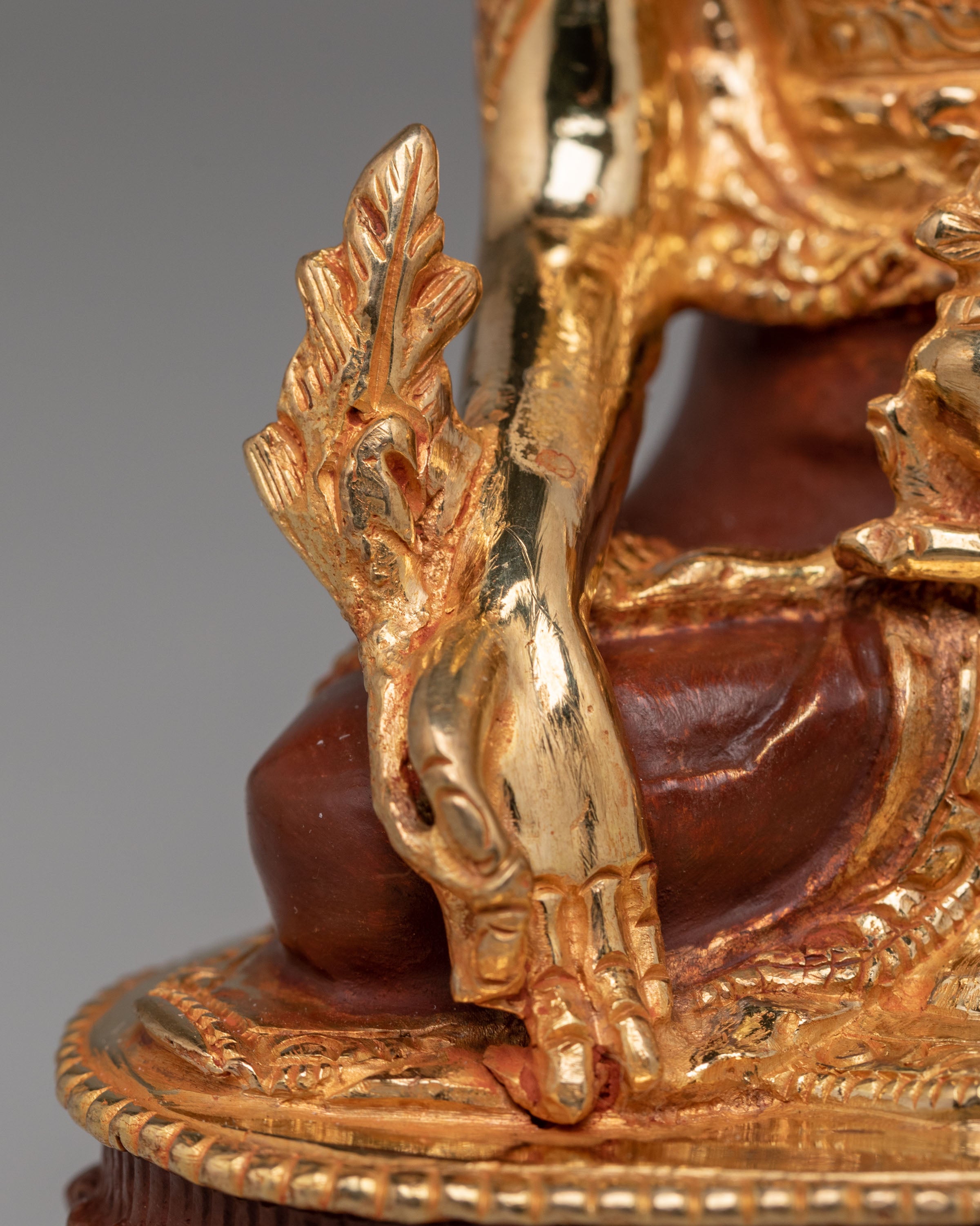 Gold Plated Three Buddha Set | Shakyamuni, Medicine Buddha & Amitabha Altar Decor