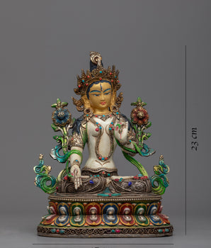 White Tara Garden Statue | The Goddess of Compassion and Long Life
