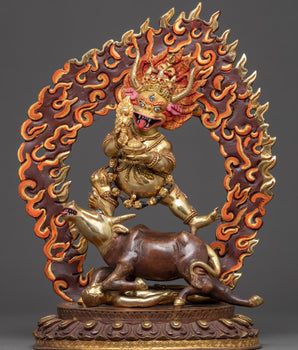 Yamantaka on Buffalo Statue