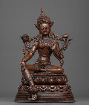 green-tara-oxidized-figure