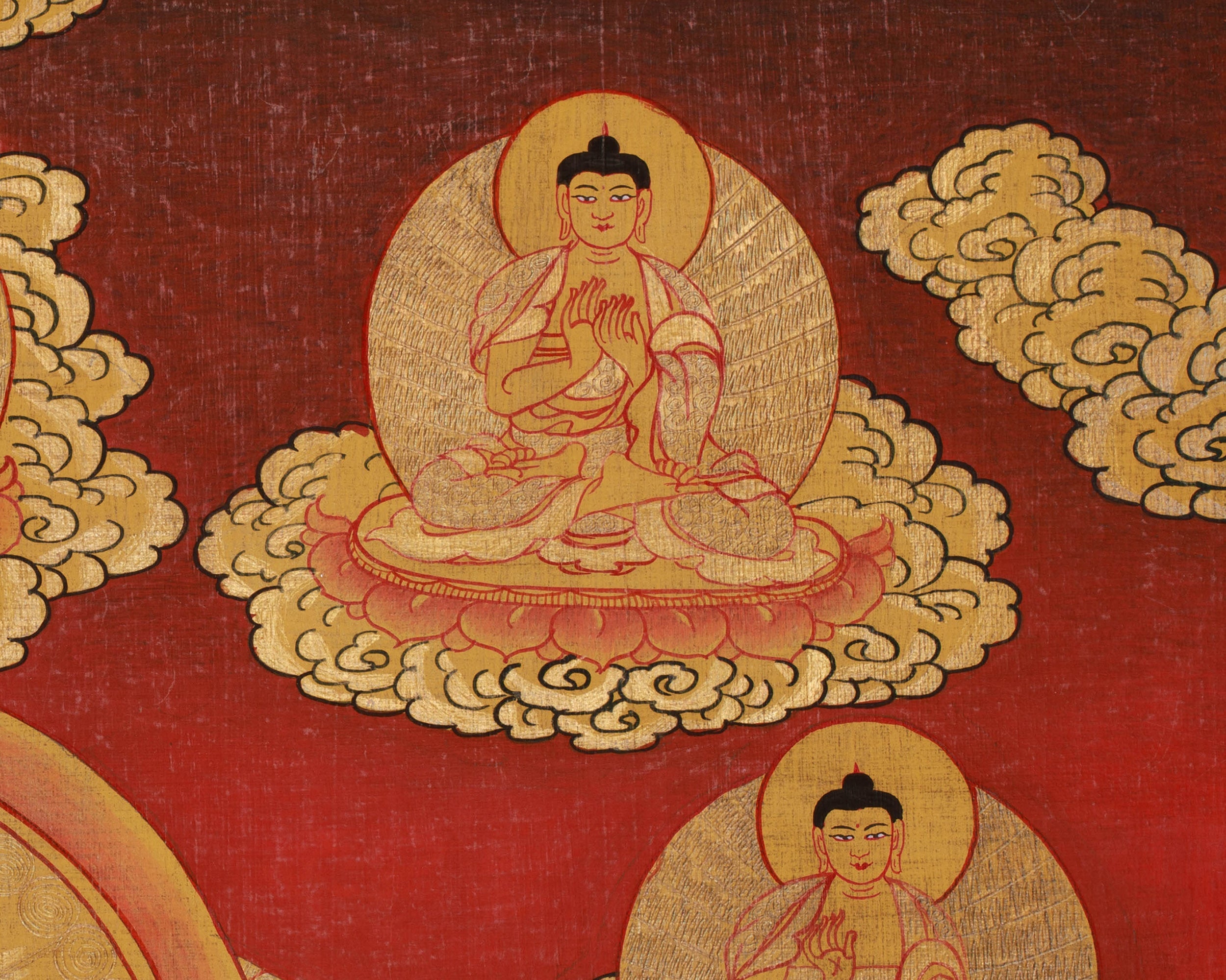 Chenrezig Sacred Buddhist Thangka | Avalokiteshvara Compassion Art