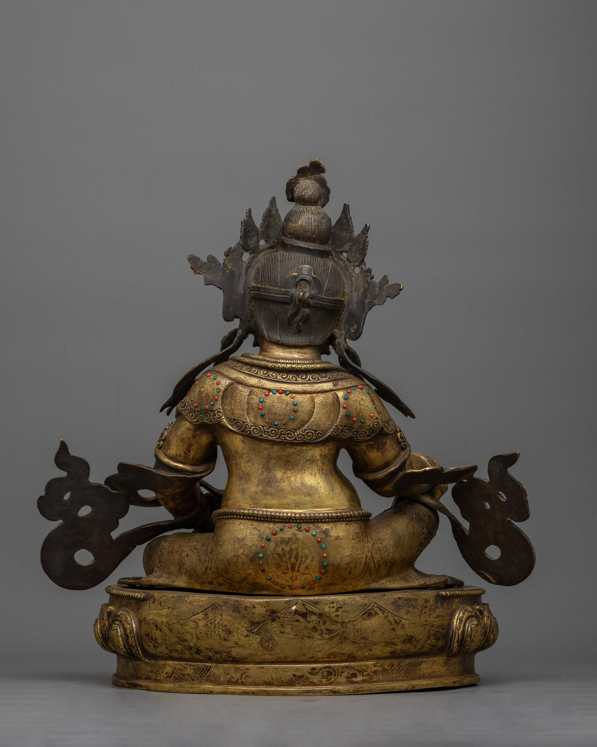 Dzambhala Handmade with Antique Touch Statue | Embodiment of Wealth and Prosperity