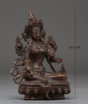 Shyama Tara Peaceful Decor Statue | Buddhist Spiritual Artwork