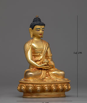 Amitabha Buddha Small 14cm Statue | A Symbol of Infinite Light and Compassion