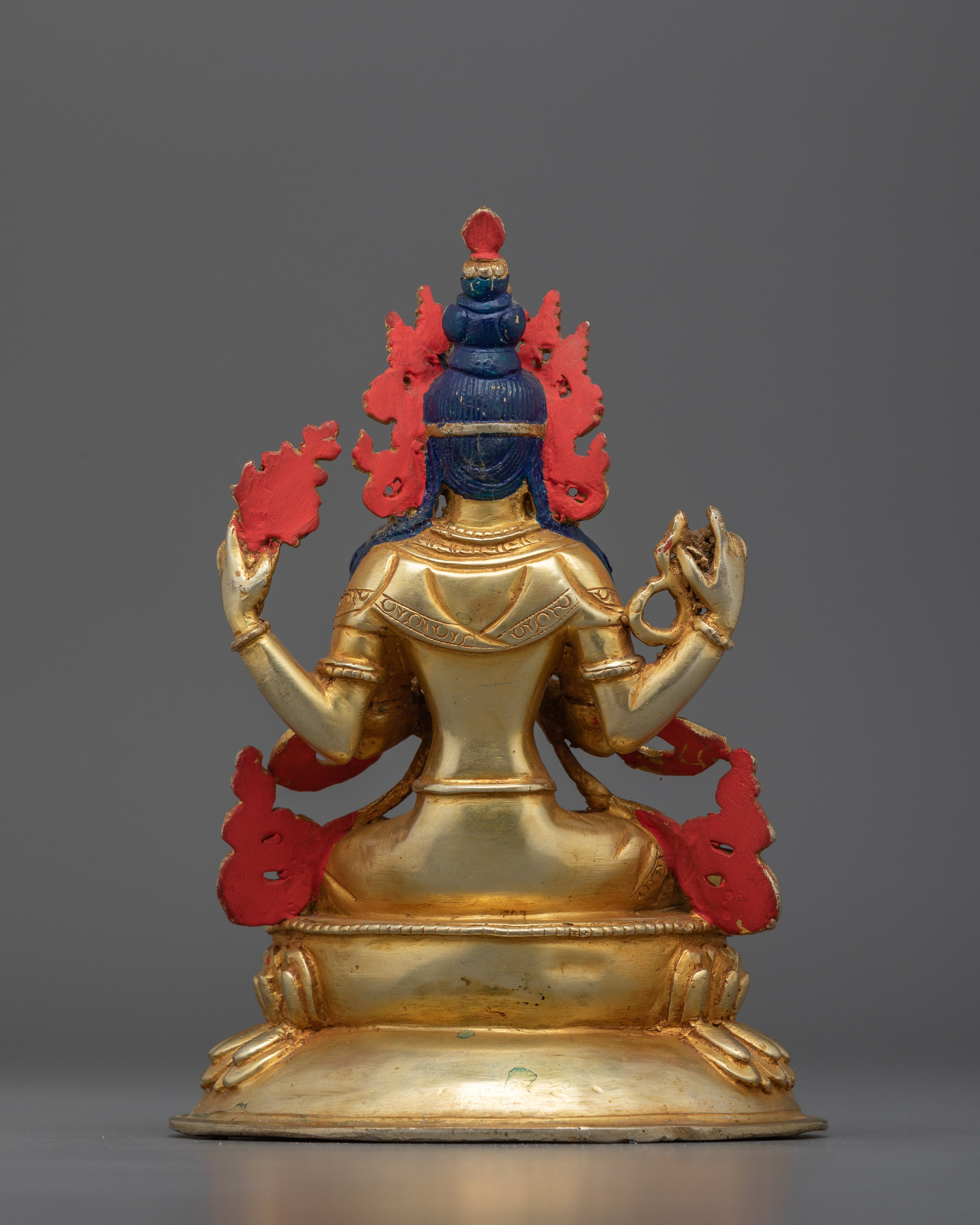 A Lord Who Gazes Down With Compassion Chenresig Statue | Representing his Ability to Grant the Ultimate Happiness