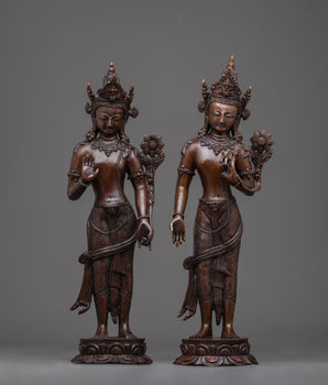 2 padmapani statue
