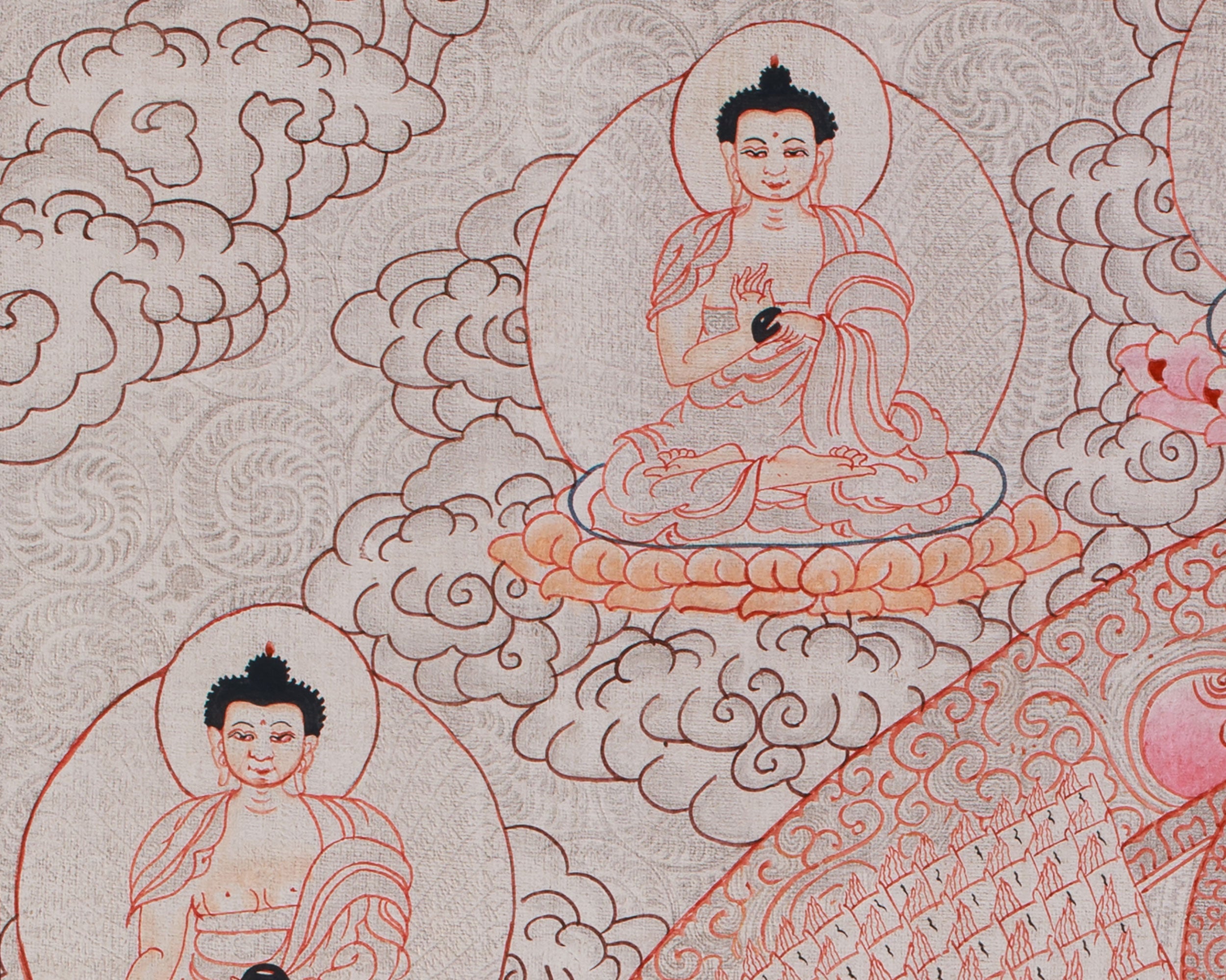 Sacred Art Of 1000 Armed Chenrezig | Avalokiteshvara Thangka | Spiritual Artwork