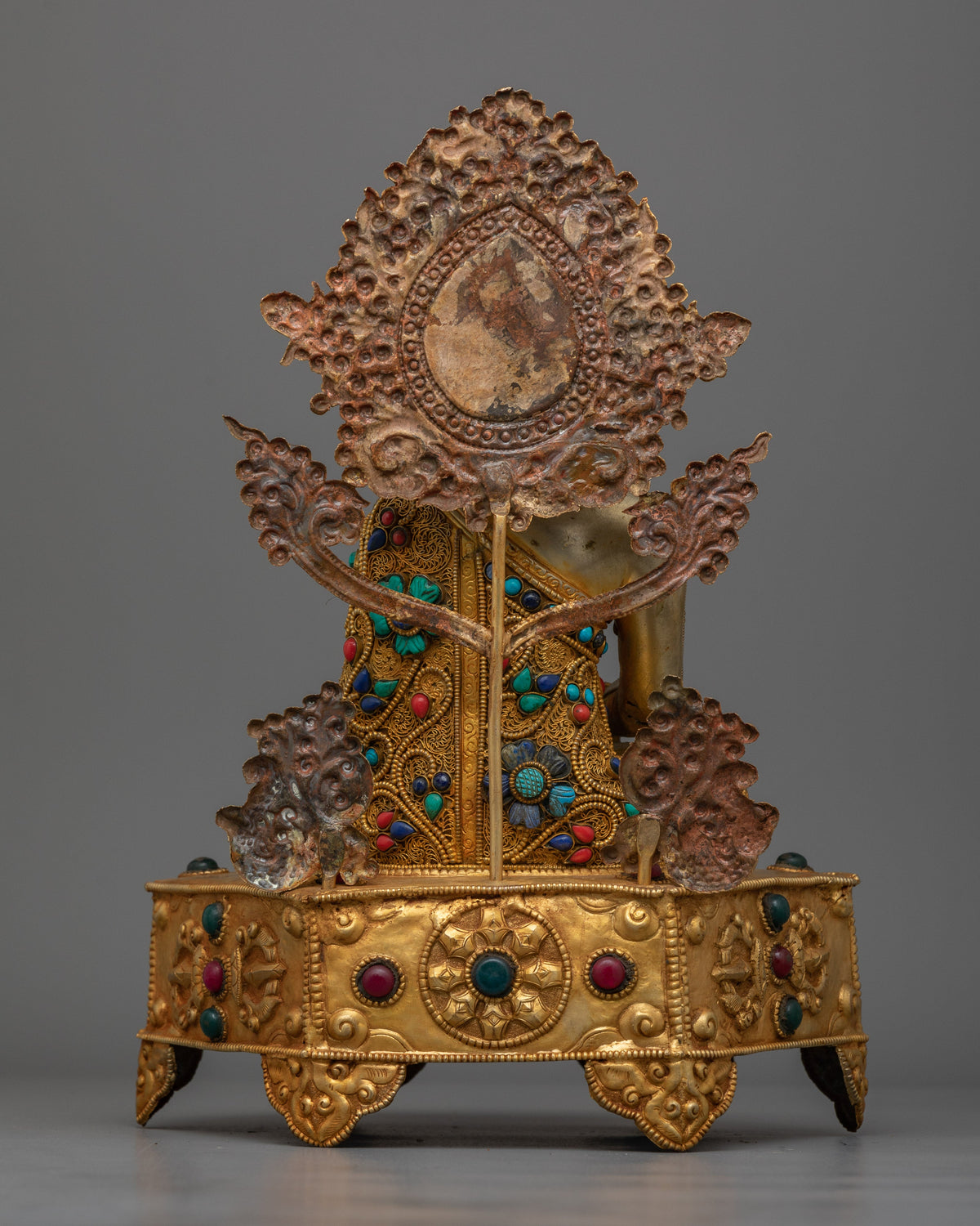 Amitabha Buddha Gemstones-Decorated Statue | Embodiment of Infinite Light