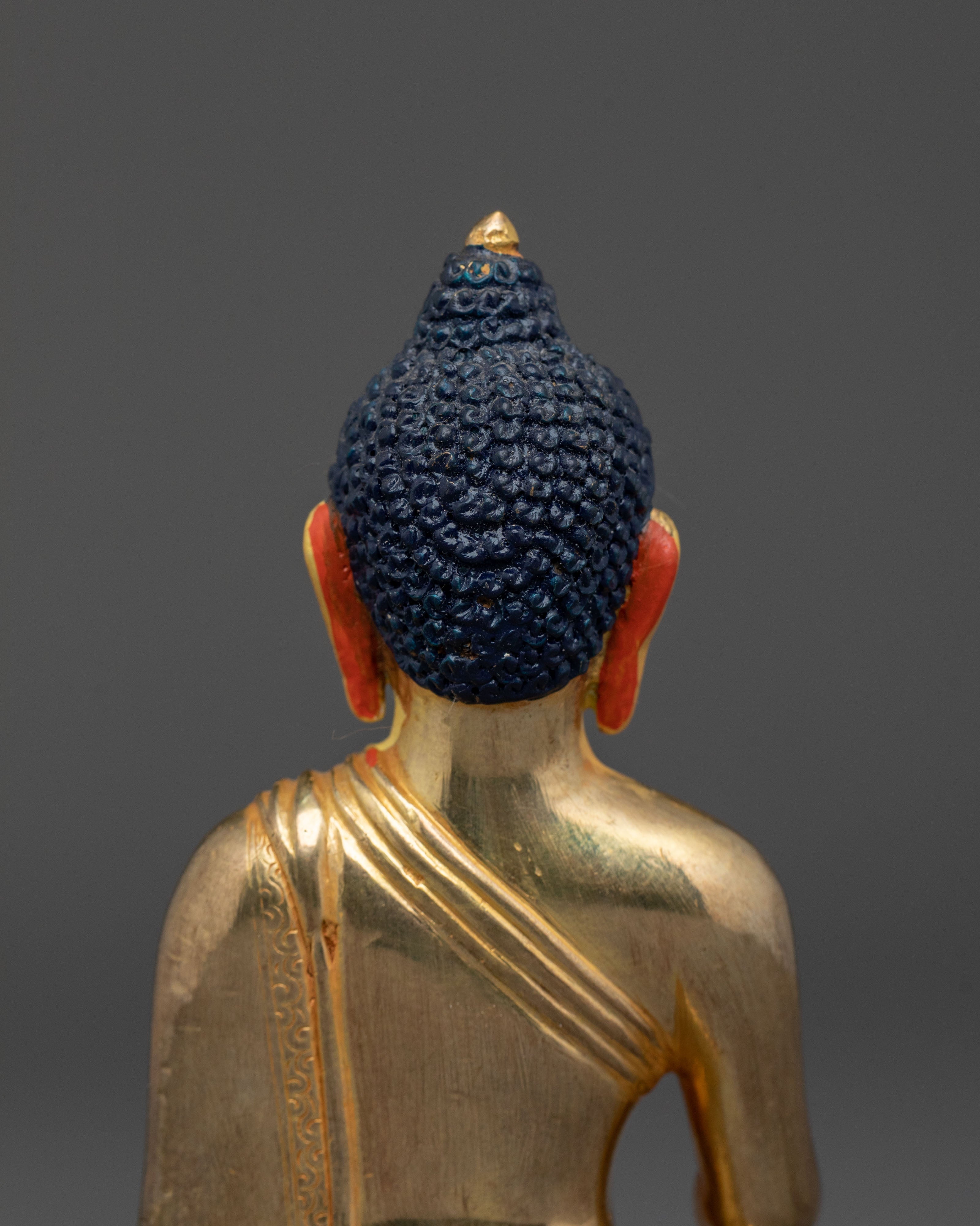 Hand-Carved Shakyamuni Buddha Figurine | Symbol of Enlightenment