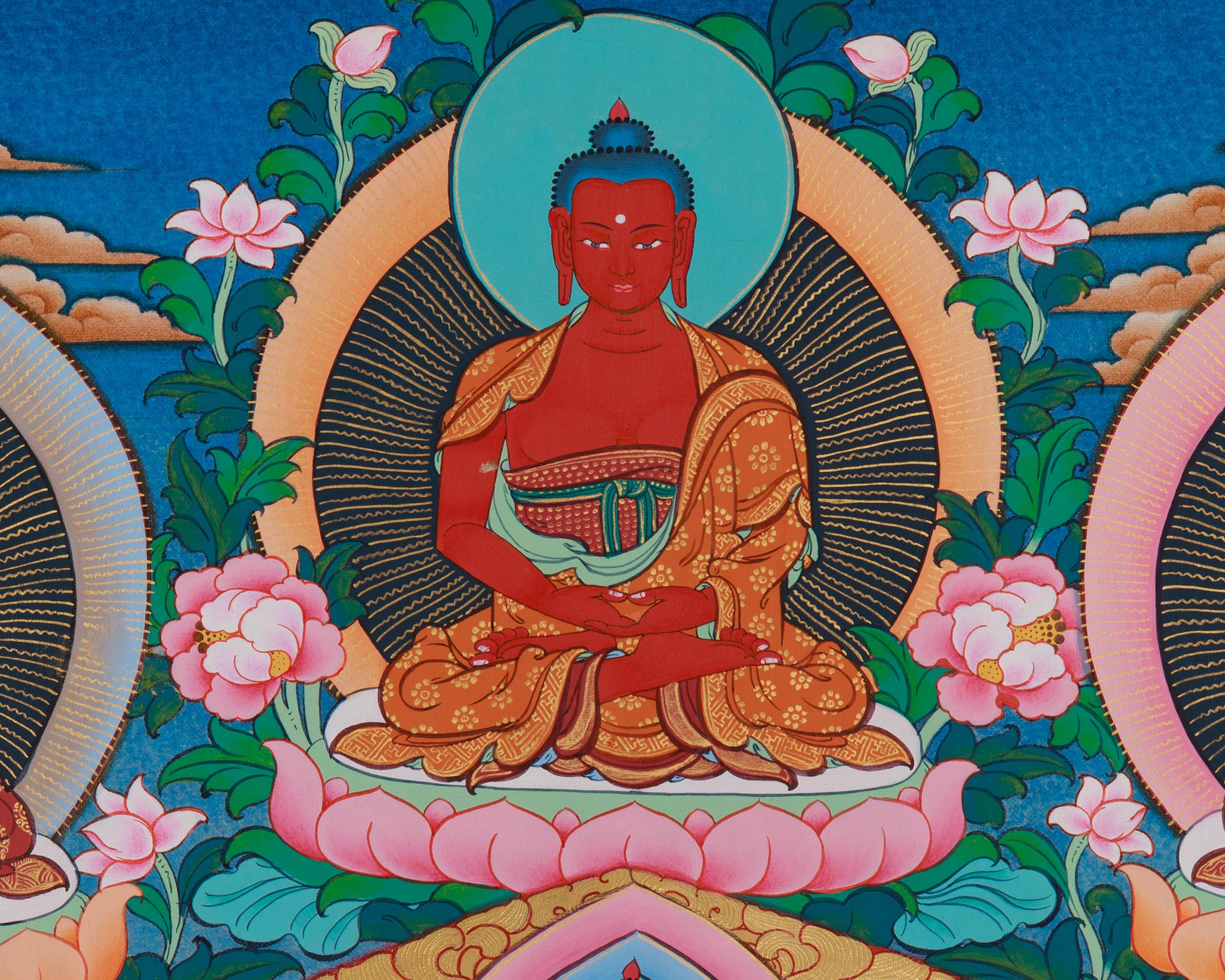 1000 Armed Chenrezig With Other Deities | Infinite Compassion and Enlightenment